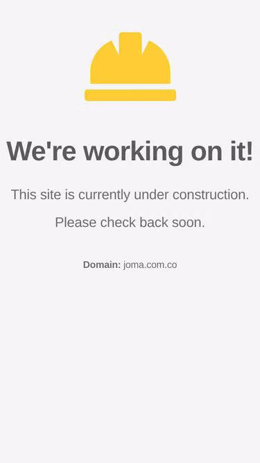 Screenshot of joma.com.co