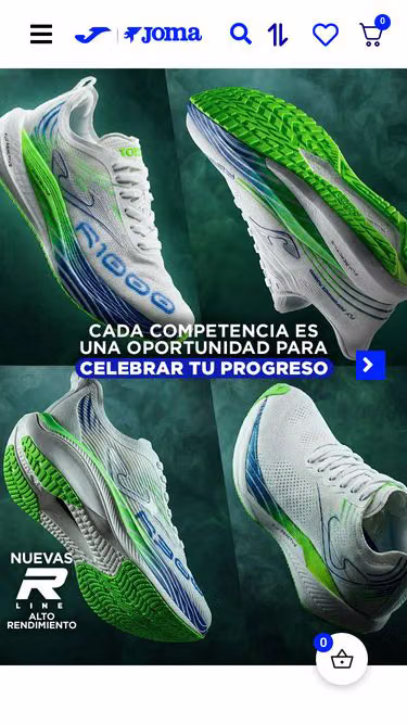 Screenshot of joma.com.pe