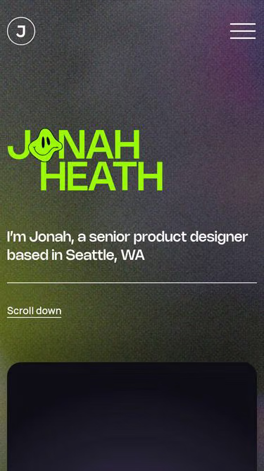 Screenshot of jonah.design