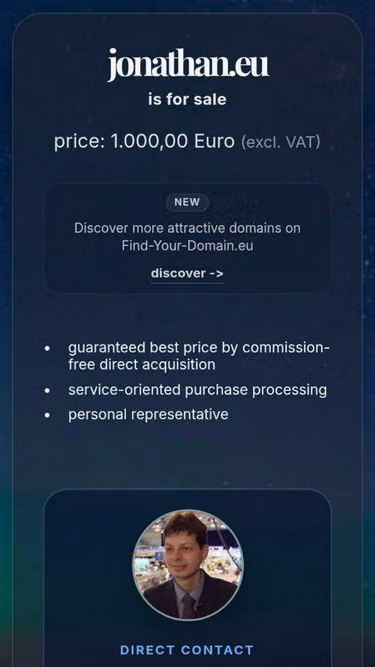 Screenshot of jonathan.eu