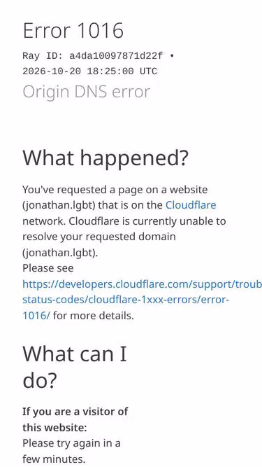 Screenshot of jonathan.lgbt