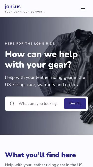 Screenshot of joni.us