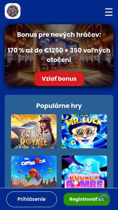 Screenshot of joocasino.sk