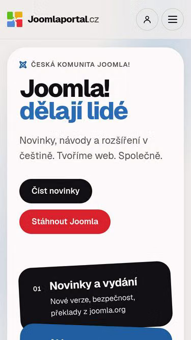Screenshot of joomla.cz