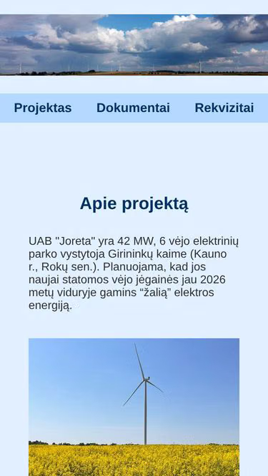 Screenshot of jor.lt