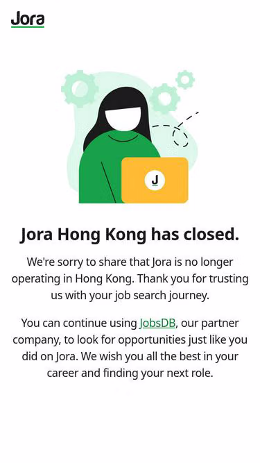 Screenshot of jora.hk