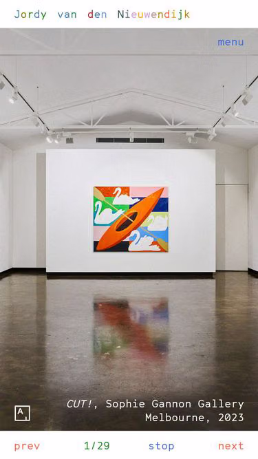 Screenshot of jordy.studio