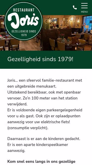 Screenshot of joris.nl