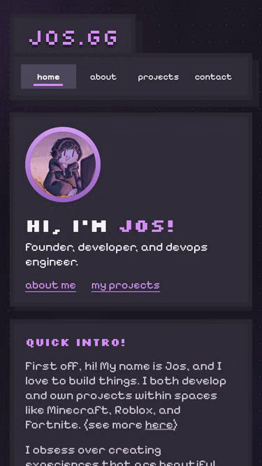 Screenshot of jos.gg
