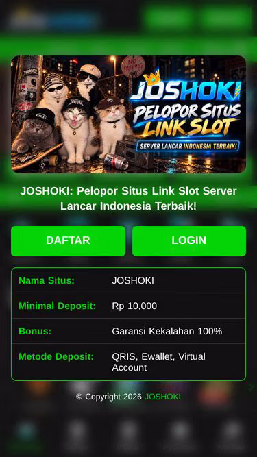 Screenshot of joshoki.io
