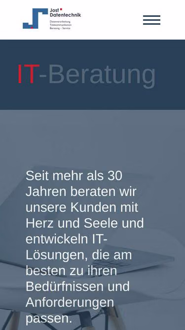 Screenshot of jost.ag