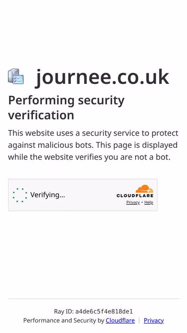Screenshot of journee.co.uk