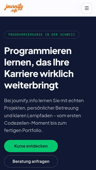 Screenshot of journify.info