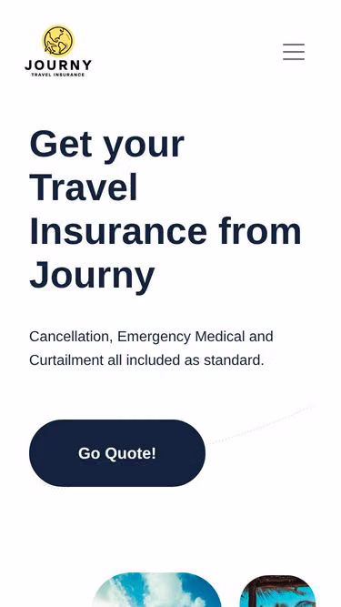 Screenshot of journy.co.uk