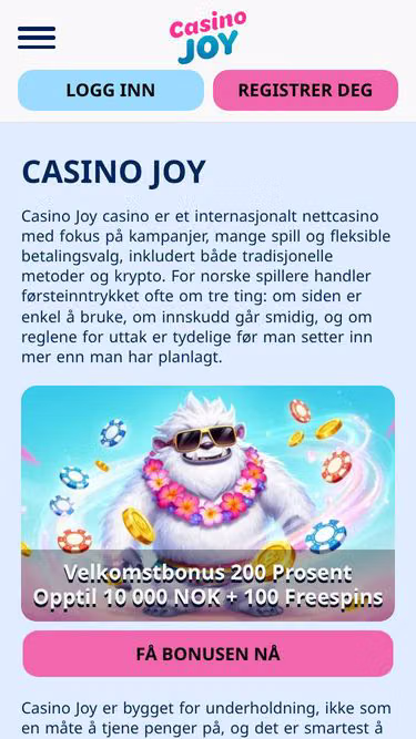 Screenshot of joy-casino.io