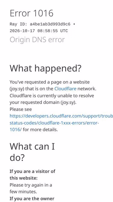 Screenshot of joy.sy