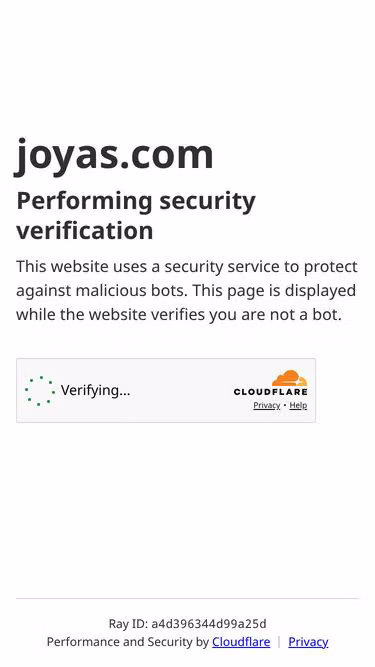 Screenshot of joyas.com
