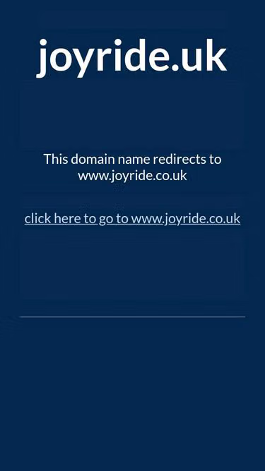 Screenshot of joyride.uk