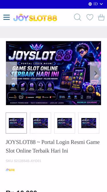 Screenshot of joyslot-88.garden