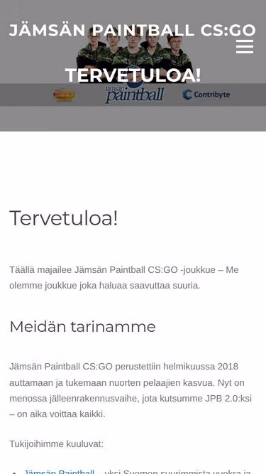 Screenshot of jpb.fi