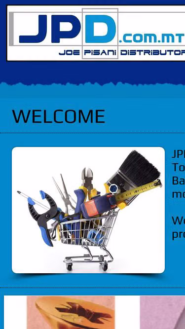 Screenshot of jpd.com.mt