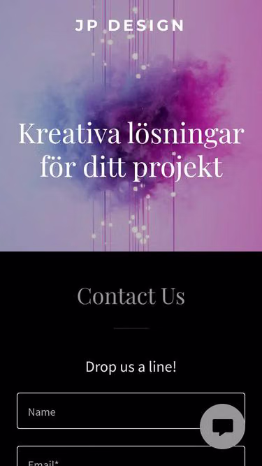 Screenshot of jpdesign.se
