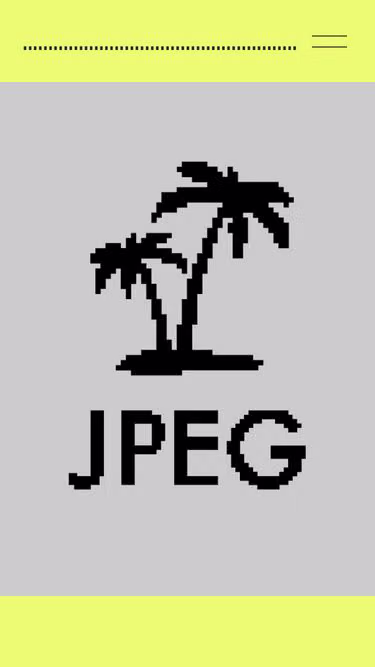 Screenshot of jpeg.earth