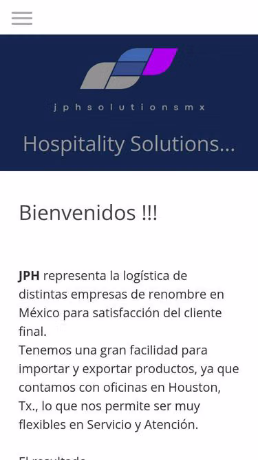 Screenshot of jph.com.mx