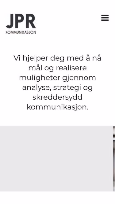 Screenshot of jpr.no