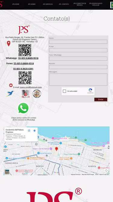 Screenshot of jps.cim.br
