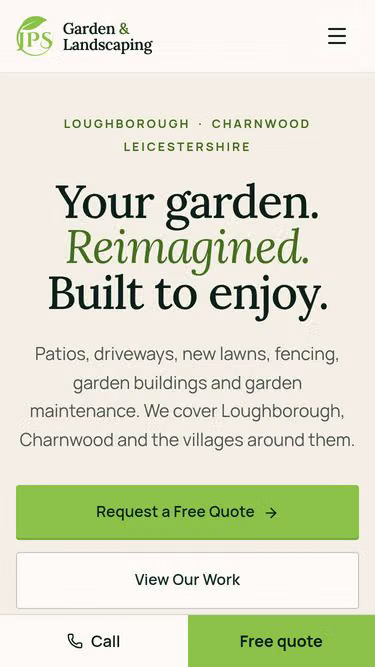 Screenshot of jps.garden