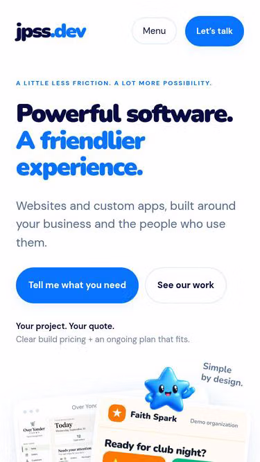Screenshot of jpss.dev