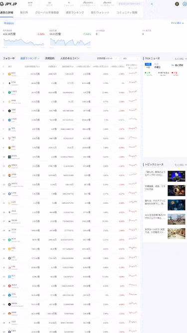 Screenshot of jpy.jp