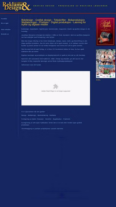 Screenshot of jrd.no