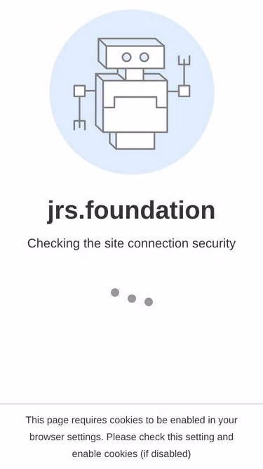 Screenshot of jrs.foundation