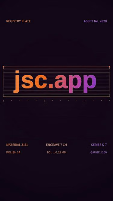 Screenshot of jsc.app
