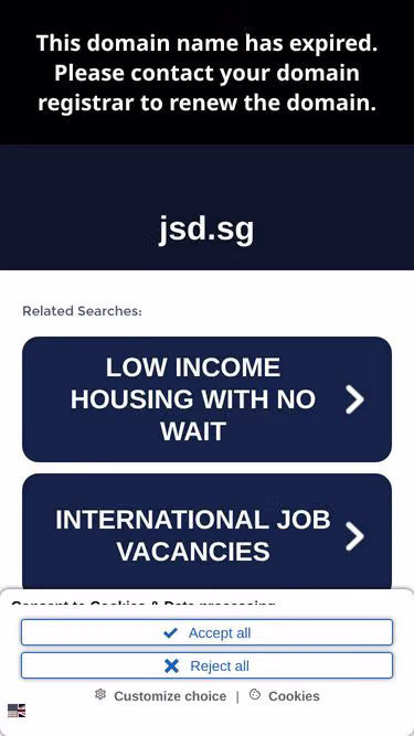 Screenshot of jsd.sg