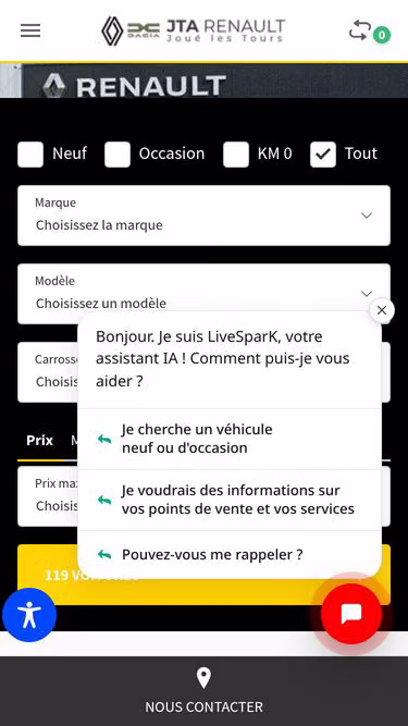 Screenshot of jta.fr