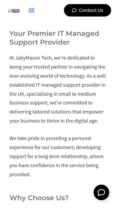 Screenshot of jtech.me.uk