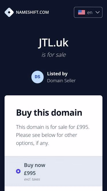 Screenshot of jtl.uk