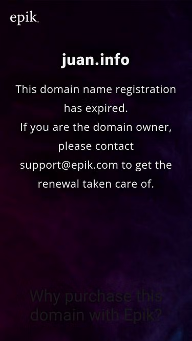 Screenshot of juan.info