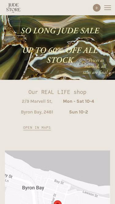 Screenshot of jude.store