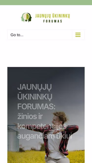 Screenshot of juf.lt