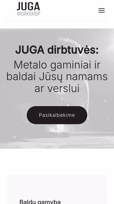 Screenshot of juga.lt