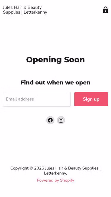 Screenshot of jules.ie