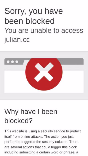 Screenshot of julian.cc