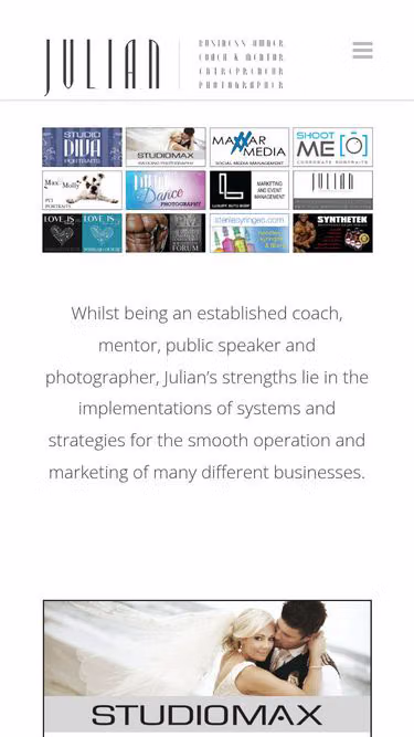 Screenshot of julian.com.au