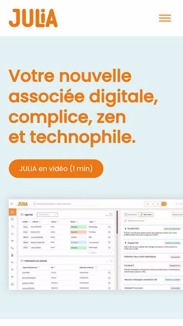 Screenshot of julie.fr