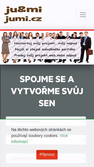 Screenshot of jumi.cz