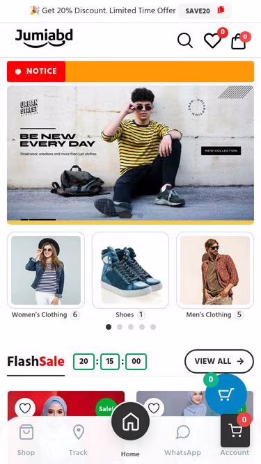 Screenshot of jumia.com.bd